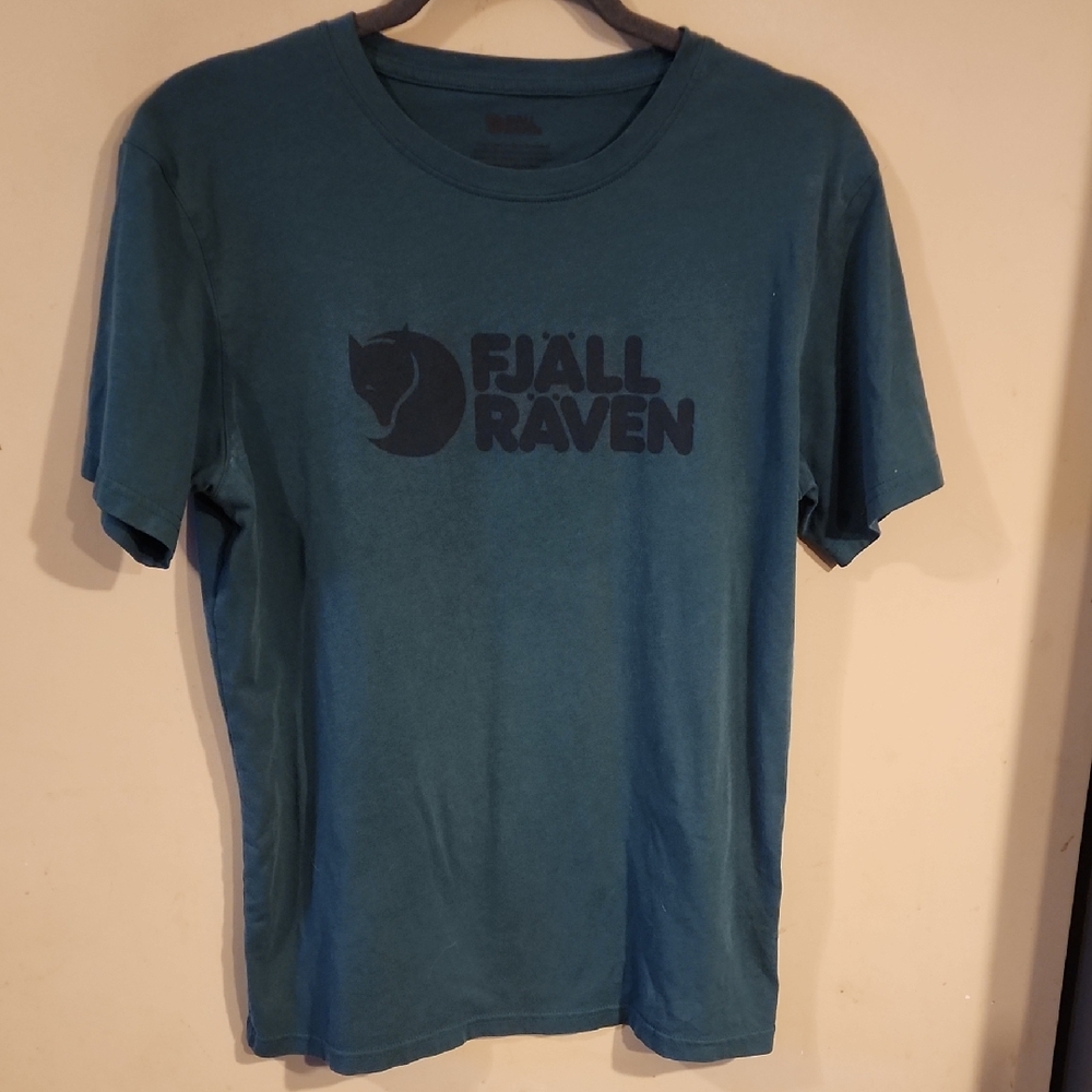 Fjallraven Blue Graphic Short Sleeve Tee